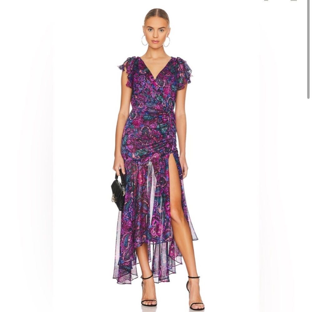 MISA Los Angeles ROBE MI-LONGUE COLETTE NWT X Small & Small